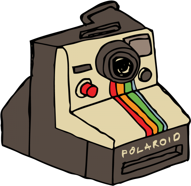 Back - Polaroid Camera Clipart Transparent (700x700)