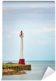 Beautiful Lighthouse By The Ocean At Sunset - Sea (400x400)