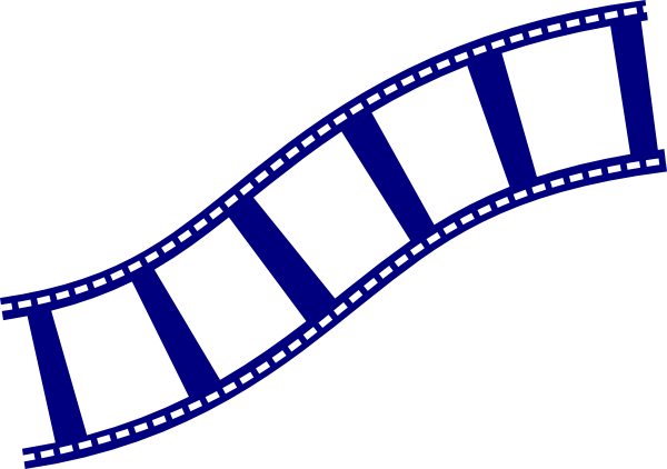 Film Strip Clip Art Free - Film Strip Clip Art (600x422)