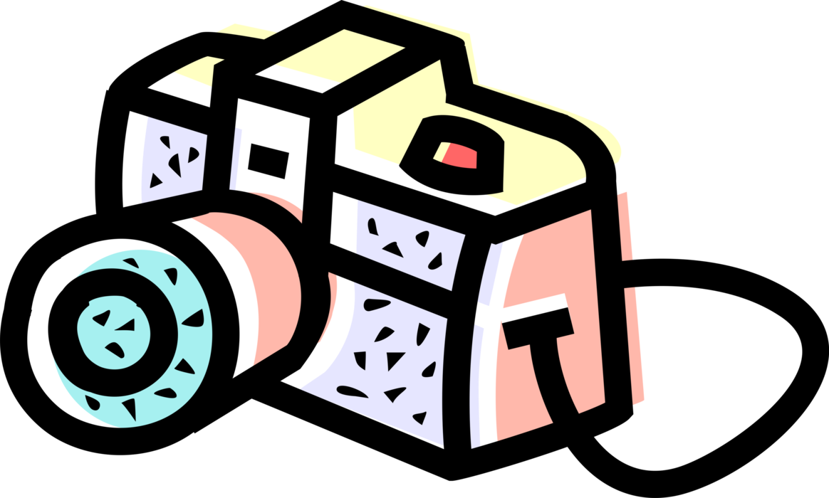Vector Illustration Of Photography Digital Slr 35mm - Vector Illustration Of Photography Digital Slr 35mm (1164x700)