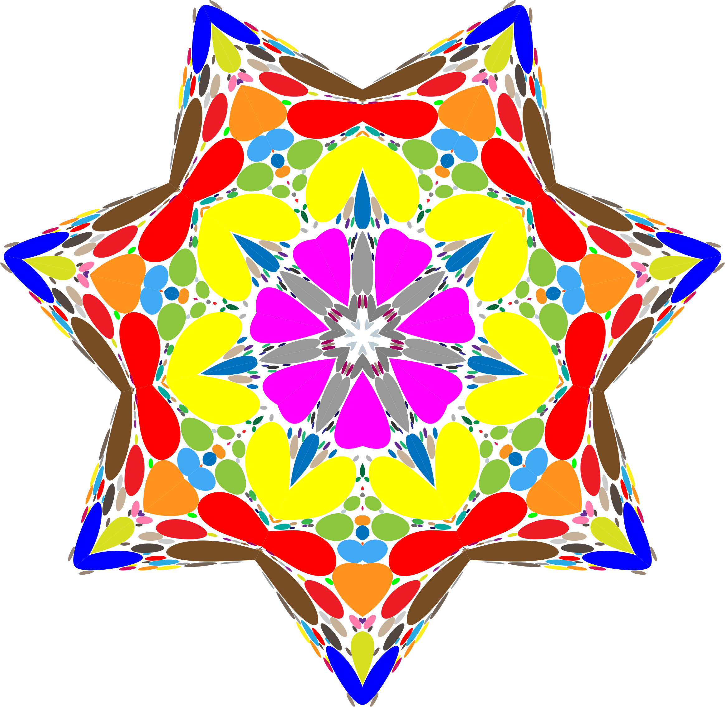 Amusing Flower Power Clip Art Medium Size - Goetia (2328x2270)