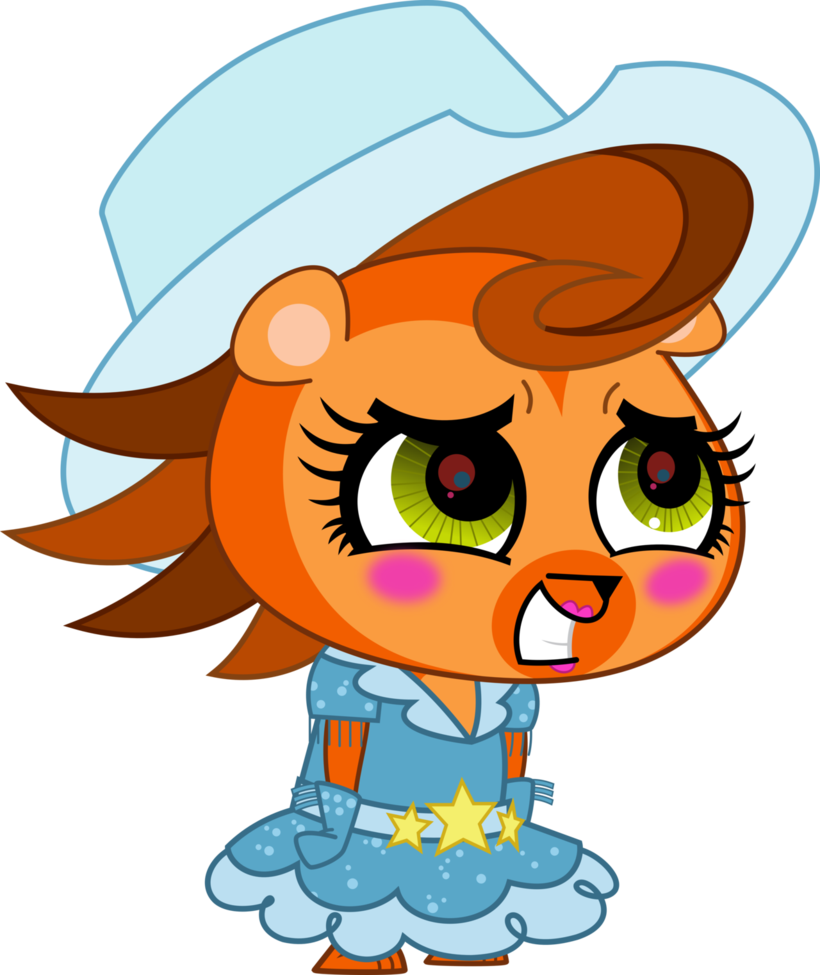 Russell With A Dress By Fercho262-d5zy9ns - Imagenes De Littlest Pet Shop Russell (820x975)