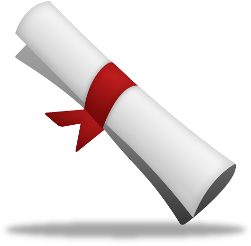 Certificate Variant With Image Icons - 3d Certificate Icon (512x512)