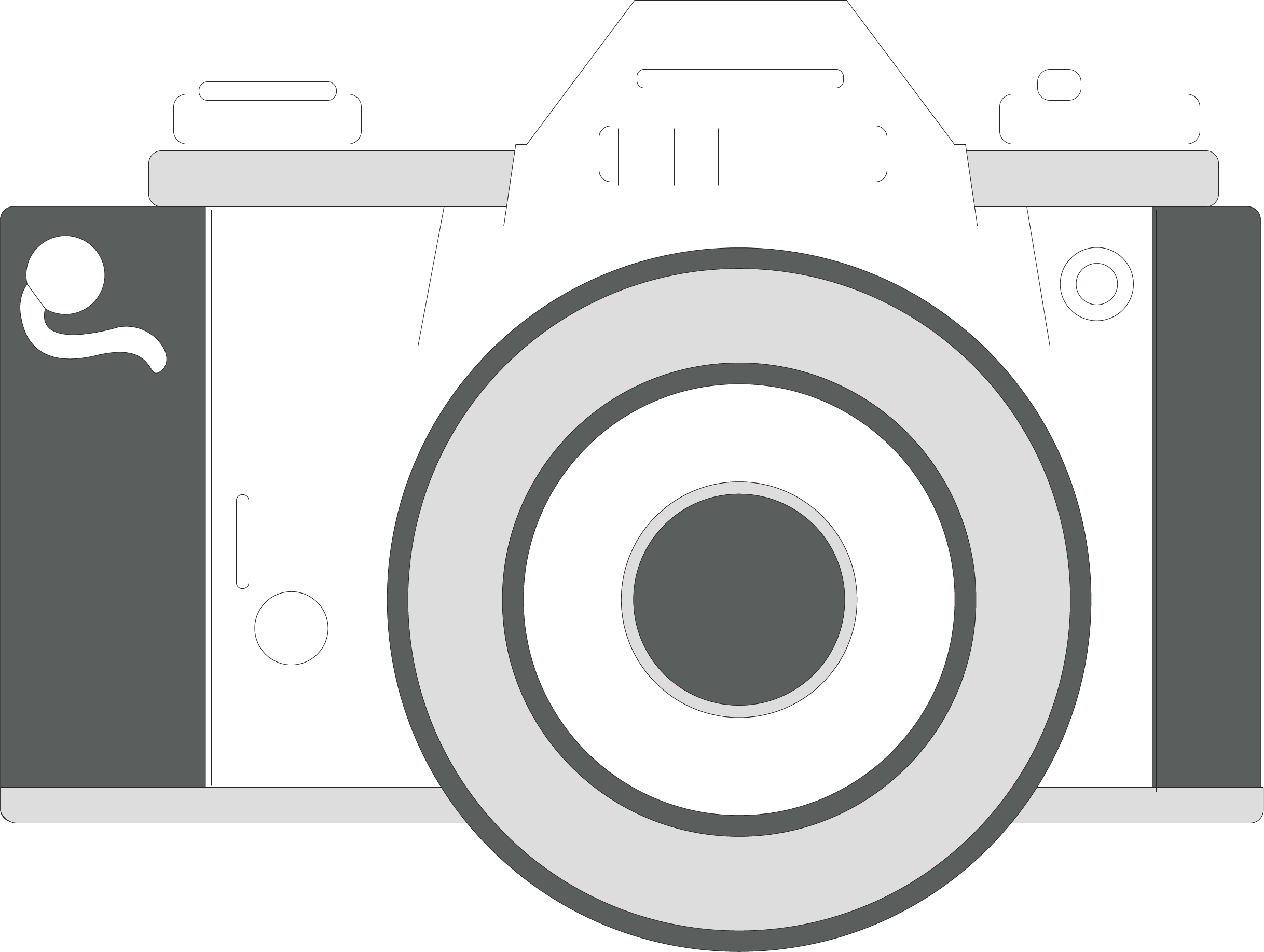Black And White Camera - Black And White Camera (2436x1835)