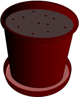 Clipart - Plant Pot - Storage Basket (800x800)