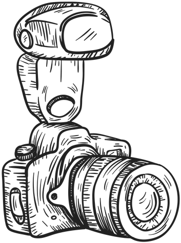 Digital Photo Camera Sketch - Camera Fotografica Desenho Png (512x512)