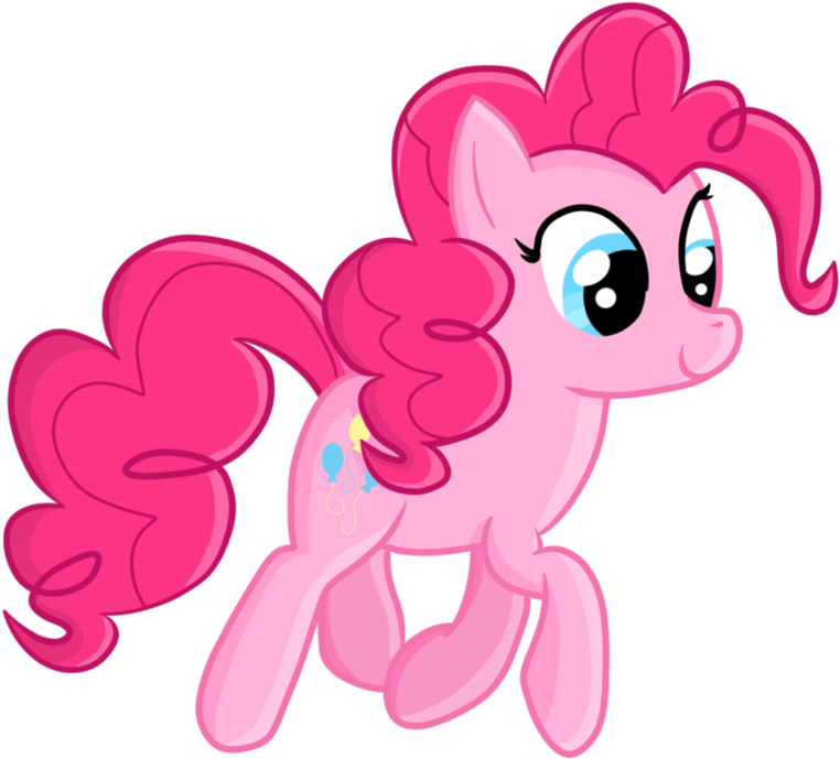 Pinkie Pie Digital Drawing By Techs181 - My Little Pony Walk (900x759)