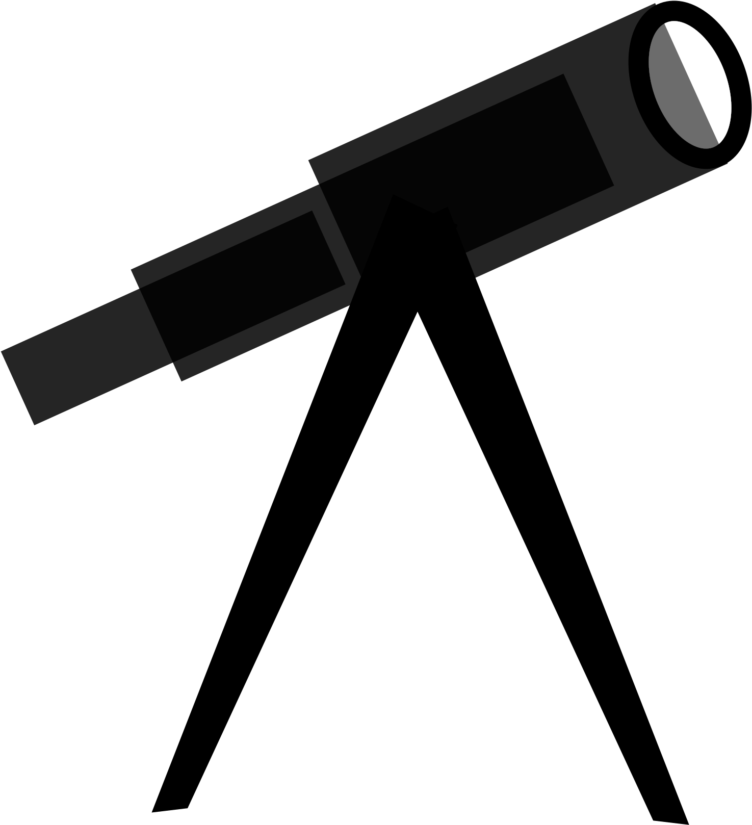 Optical Telescope Drawing Clip Art - Optical Telescope Drawing Clip Art (2400x2400)