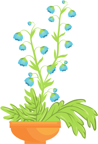 Flowers In A Pot Icon - Icon (550x550)