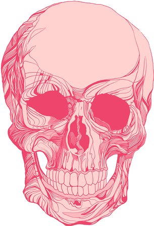 Pastel💀 Minecraft Skin Moose Drawings Tumblr Bat Skull - Illustration Art Pink (485x750)