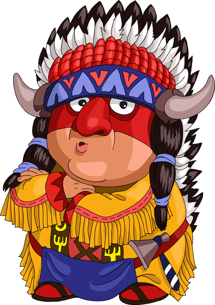 Фото, Автор Len6573 На Яндекс - Indian Tribe Cartoon (723x1024)