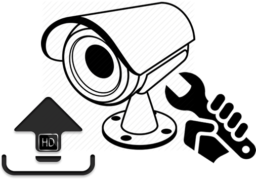 Cctv & Security Installations - Cc Camera Line Art (506x353)
