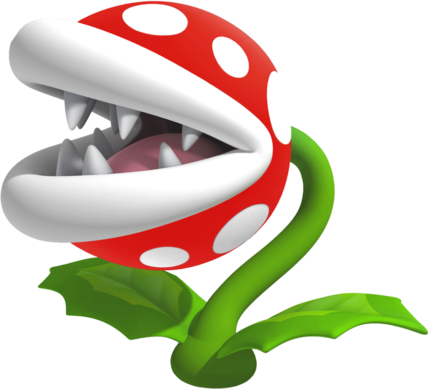 Mario Clipart Piranha Plant - Super Mario 3d World Enemies (900x862)