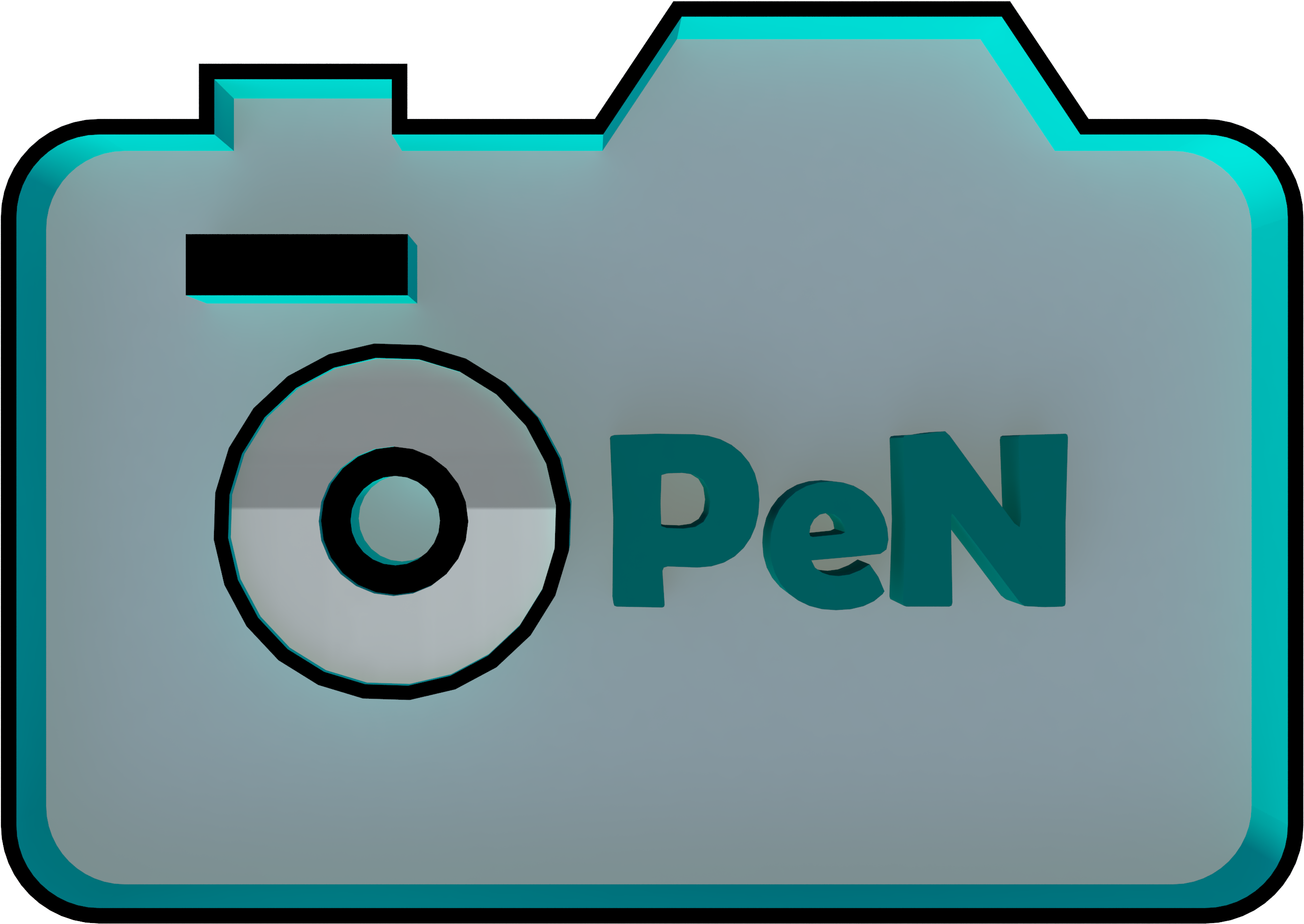 Open Camera Icon (3593x2153)