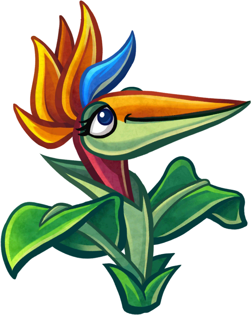 Pvz Heroes Bird Of Paradise (870x1061)