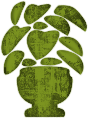 Green Potted Plant Icon Clipart - Artistic Plant (512x512)