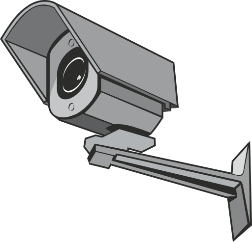 Surveillance Camera Clipart - Surveillance Camera Clipart (512x493)