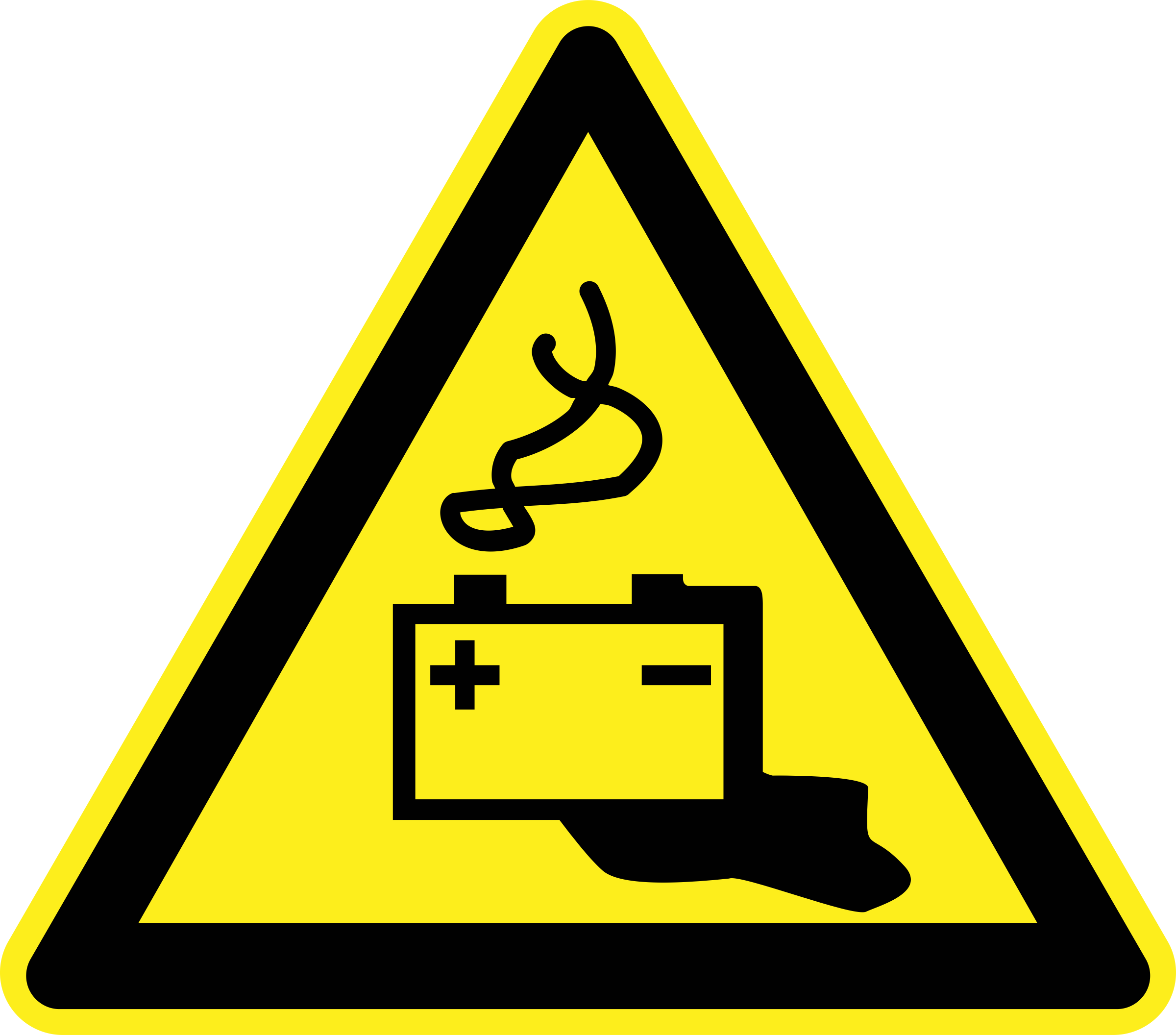 Similar Clip Art - Trip Hazard Warning Sign (2400x2112)