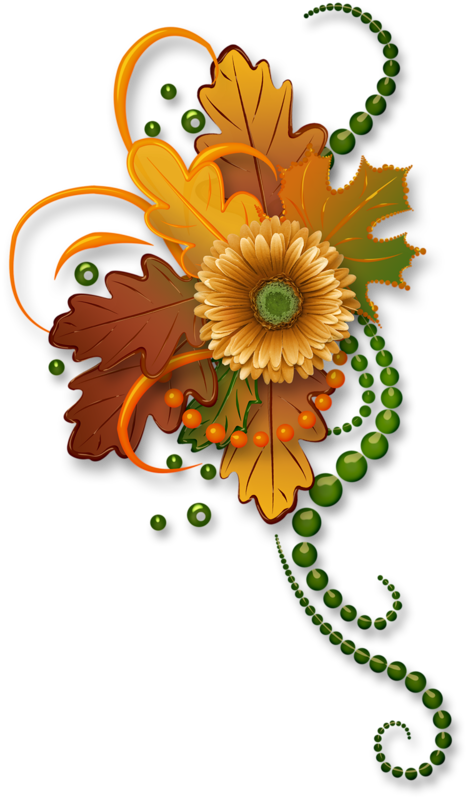 Drawing Flowersart - Fall Flower Bouquet Clip Art (468x800)