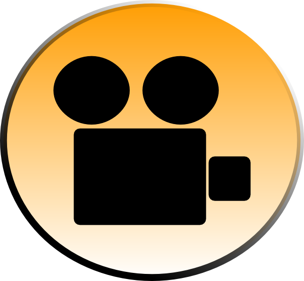 Gold Video Icon Clip Art - Gold Video Icon Png (600x555)