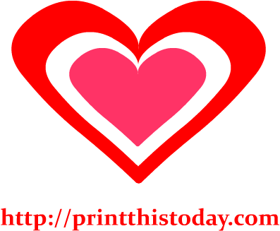 Awesome By Vector Tradition Heart With A Red Outline - Pink And Red Heart Clipart (417x417)