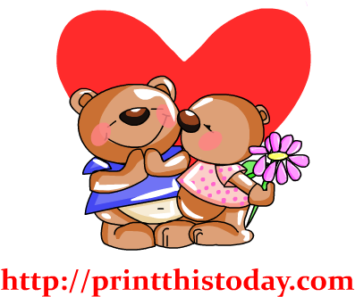 Love You Teddy Bear Clipart - Ositos Enamorados De Caricatura (417x417)