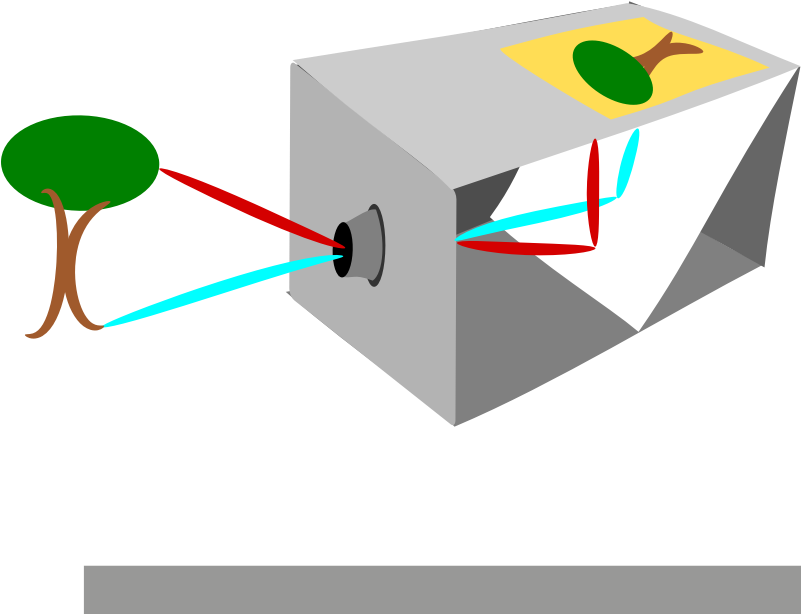 Clipart - Camera Obscura - Camera Obscura (800x800)