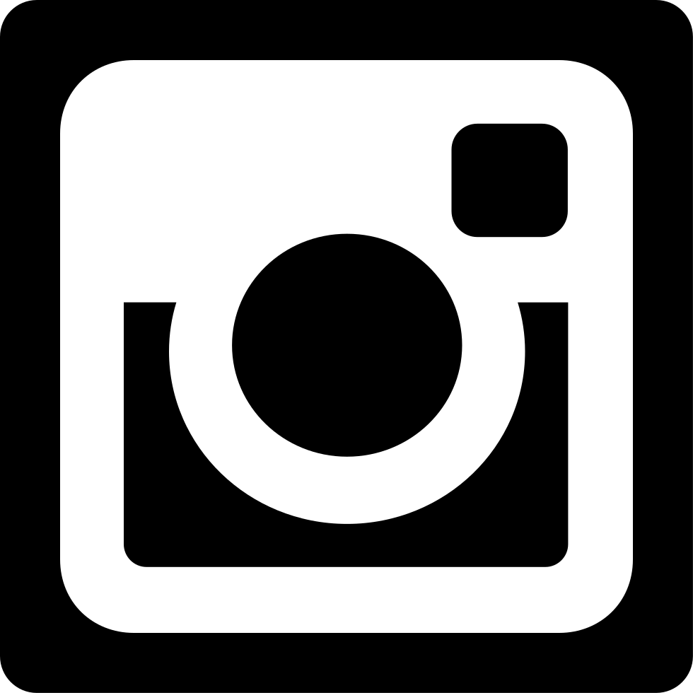 Instagram Social Network Logo Of Photo Camera Comments - Logo Instagram Blanco Vector (980x980)