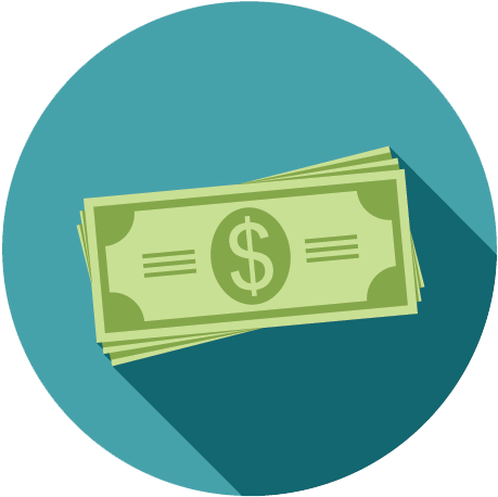Our Non-profit Status Means Lower Fees For You - Money Bills Icon Vector (512x512)