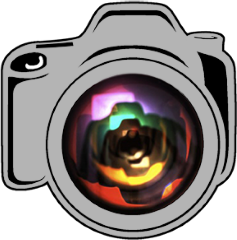 Logo Kamera - Necklace Camera Lens Photographer Gift Colorful Camera (512x512)