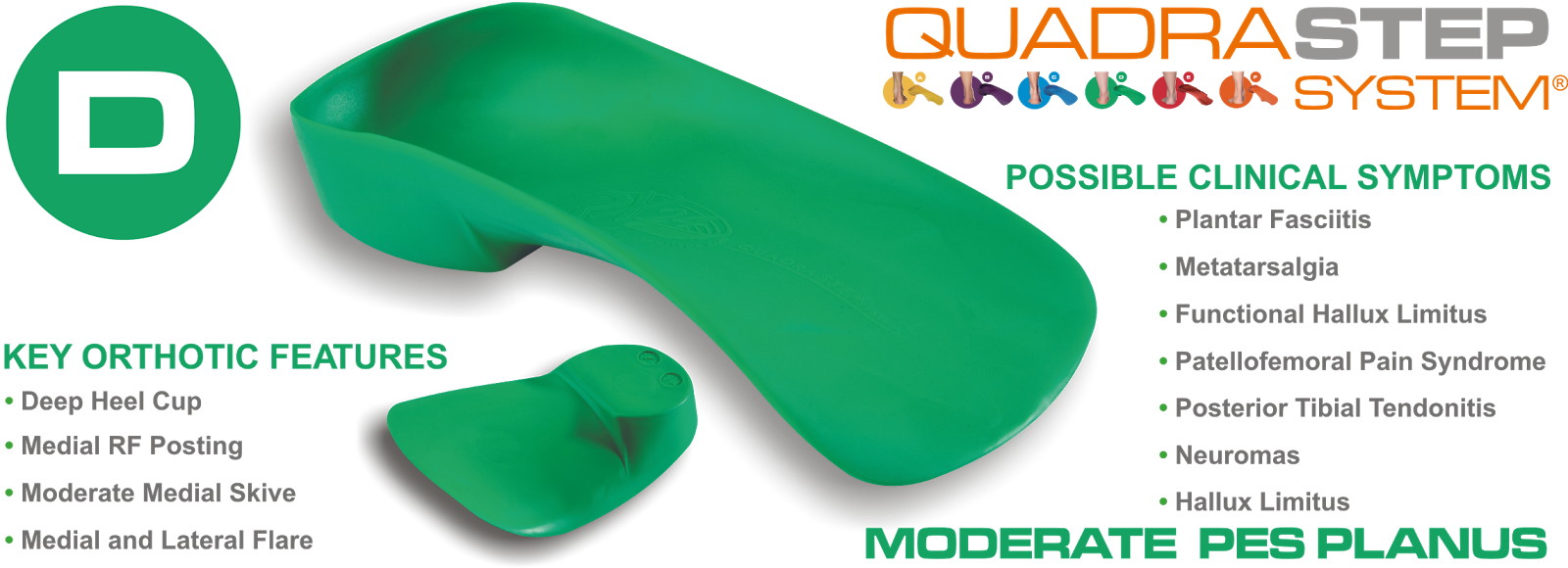 The D Quad Foot Type Is A Moderately Over Pronated - Heart (1600x580)