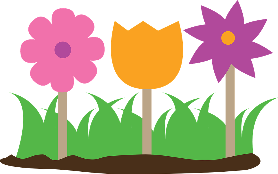 Cute Soil Cliparts 24, - Taman Bunga Vektor Png (1280x800)