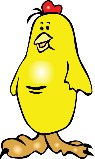 Chick 3 Black White Line Art 47 - Chick 3 Black White Line Art 47 (333x555)