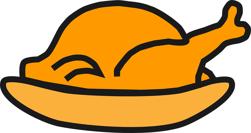 Chicken Vector Cliparts - Ayam Bakar Vector (960x509)