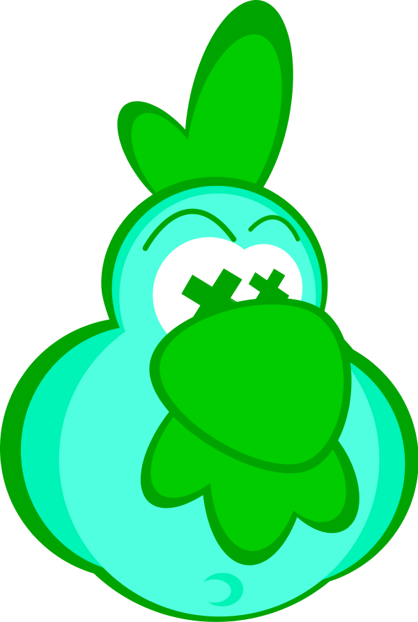 Chicken Cartoon Face - Tete De Poule Png (600x893)