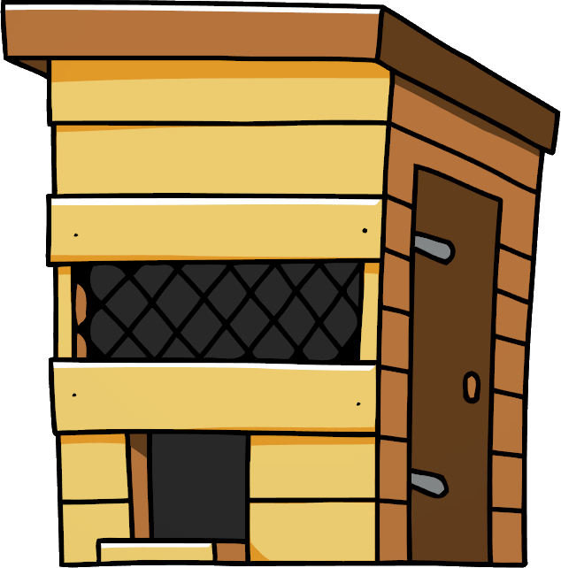 Chicken Coop - Chicken (634x642)