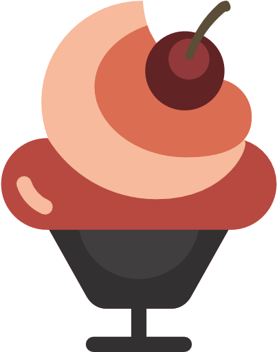 Ice Cream Dessert Scalable Vector Graphics Icon - Postre Icono Png (512x512)