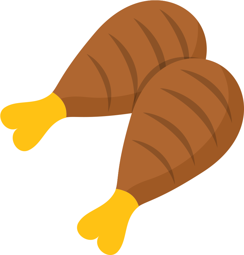 Chicken Thighs Clip Art - Chicken Thighs (1600x1600)