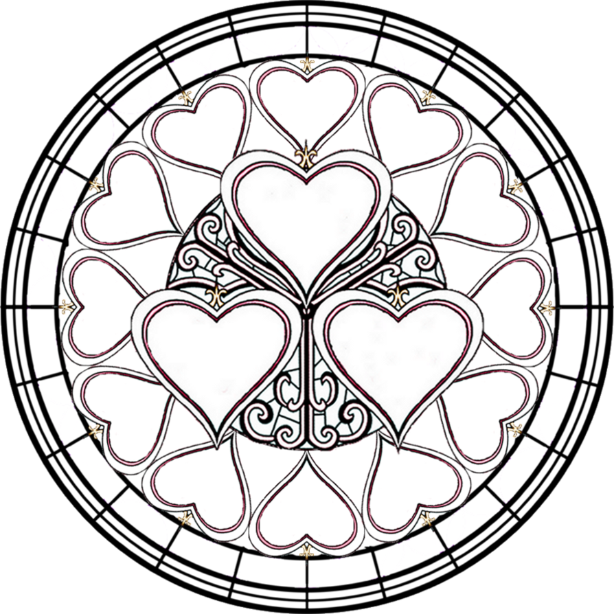 Unusual Ideas Design Stained Glass Coloring Pages 4 - Unusual Ideas Design Stained Glass Coloring Pages 4 (894x894)
