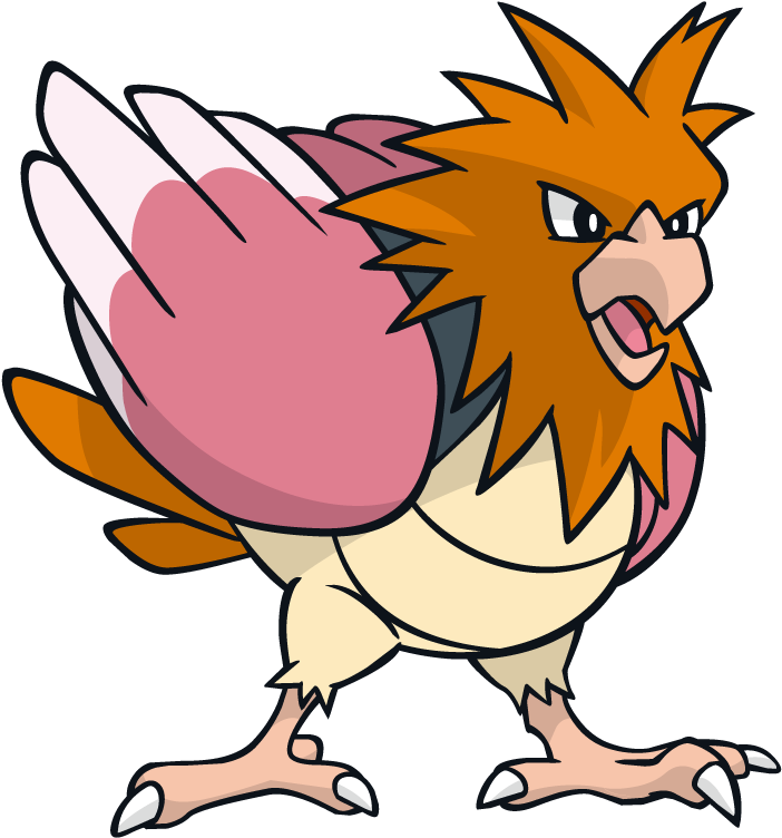 Spearow Pokemon Character Vector Art - Spearow Dream World (800x800)