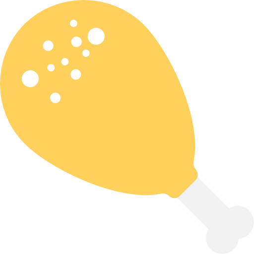 Chicken Leg 512*512 Transprent Png Free Download - Food (512x512)