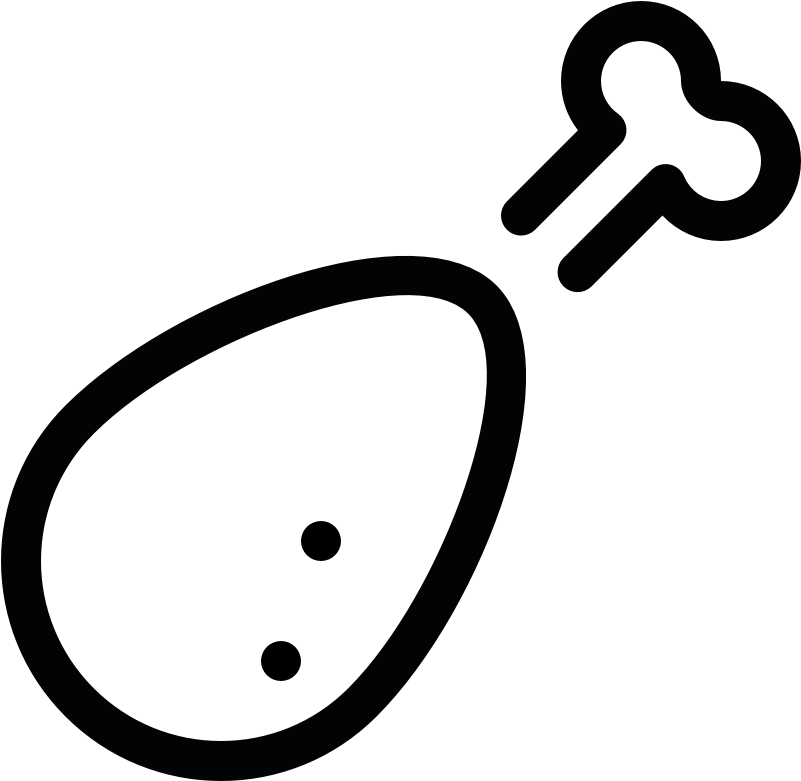 Food Chicken Drumstick Food Chicken Drumstick Food - Spiral Tribe (960x960)