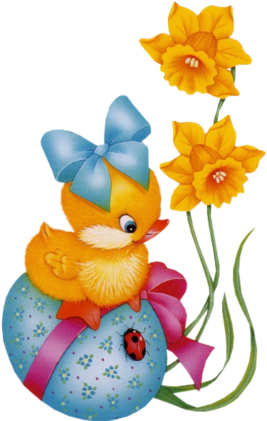 Images Are On A Transparent Background Baby Yellow - Fröhliche Ostern Karte (600x600)