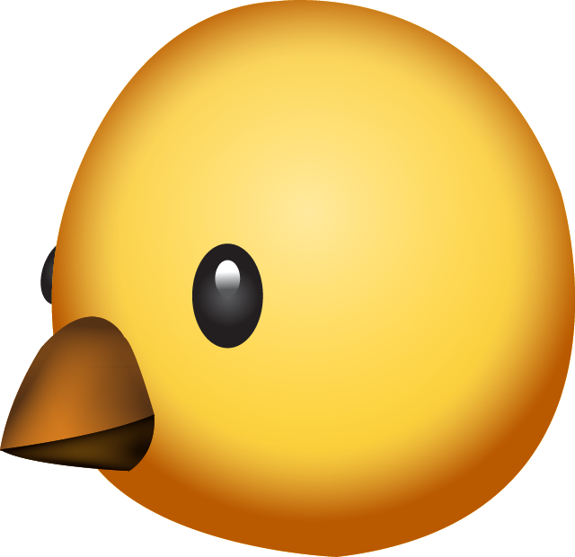 Baby Chick Emoji Png (640x620)