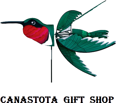 37" Ruby Throated Hummingbird Bird Spinners Upc - Premier Designs Pd25111 Ruby Throated Hummingbird (500x500)