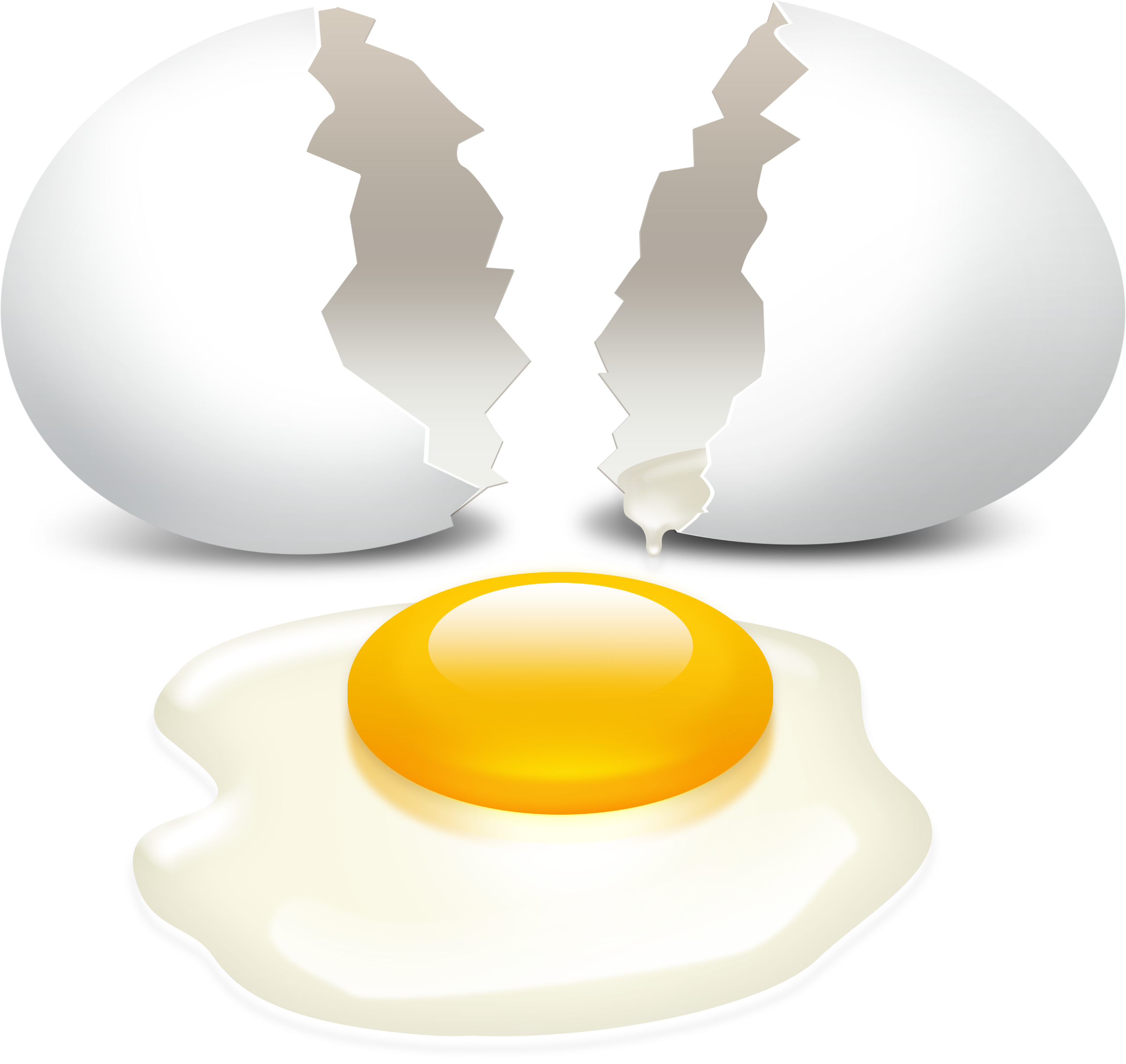 Fried Egg Chicken Deviled Egg Clip Art - Fried Egg Chicken Deviled Egg Clip Art (2569x2428)