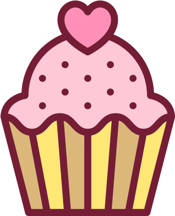 Cupcake Scalable Vector Graphics Icon - Icon Cupcake Png (500x500)