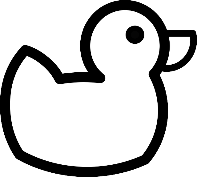 Chicken Duck, Animal, Chicken - Outline Of A Animal (640x575)