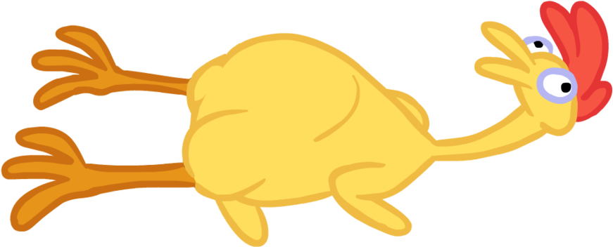 Rubber Chicken By B3archild - Rubber Chicken Clip Art (900x463)