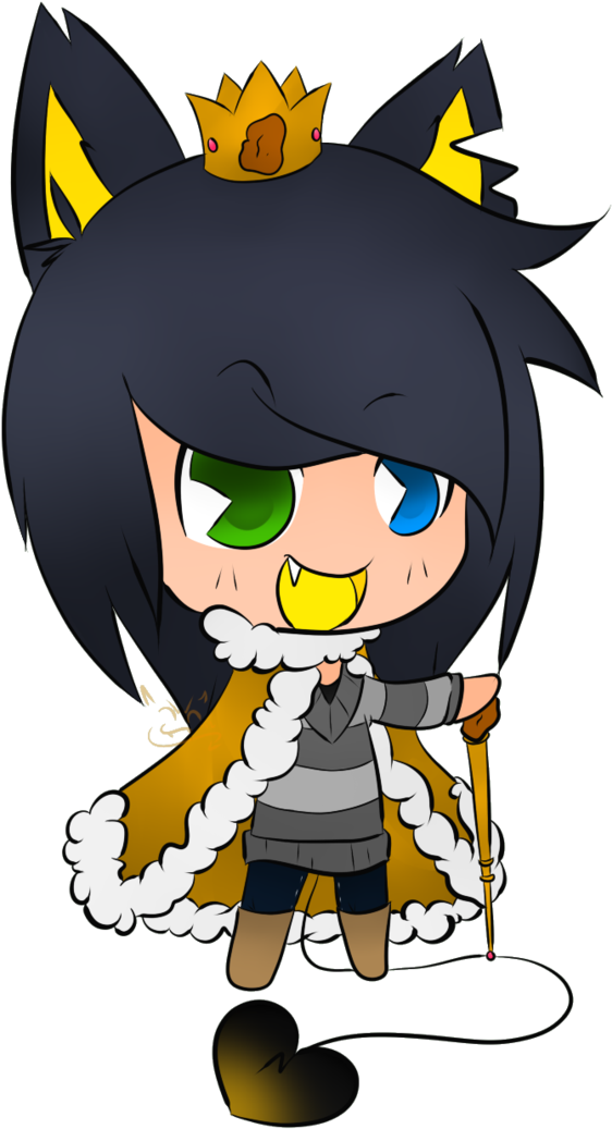 I Am The Chicken Nugget Lord By Ask-mitsuki - Cartoon (688x1161)